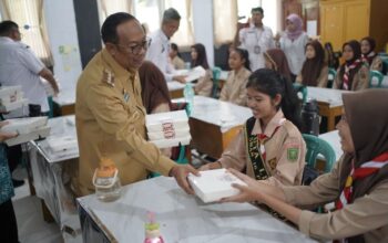 Simulasi Perdana Program Makan Siang Bergizi dan Gratis di Provinsi Riau Berjalan Sukses