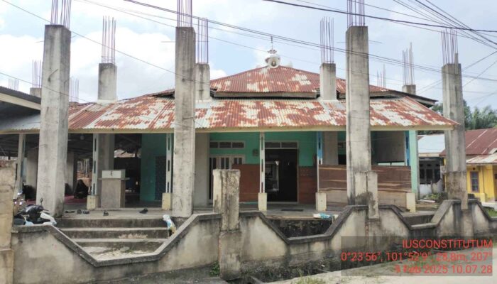 Pembangunan Masjid Darus Sakinah Pangkalan Kerinci Butuh Uluran Tangan Para Darmawan