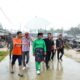 Bupati Pelalawan Tinjau Lokasi Kebakaran Pasar Kuala Semundem Dan Salurkan Bantuan