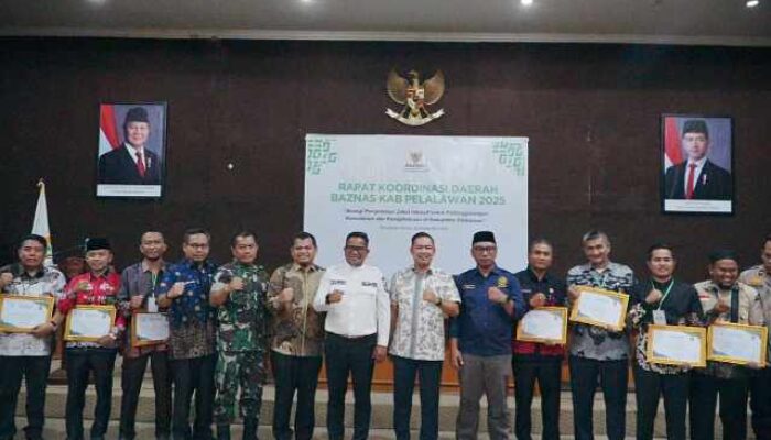 Bupati H.Zukri Buka Rakorda BAZNAS Kabupaten Pelalawan 2025