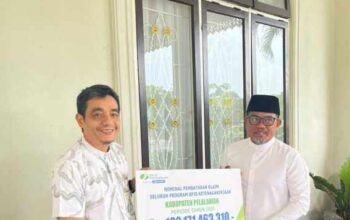 Bupati Zukri Terima Audiensi BPJS Ketenagakerjaan, Klaim 2025 di Pelalawan Capai Rp102 Miliar