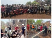 Bersama patroli terpadu, Bupati H.Zukri Tinjau Titik Karhutla di Desa Gambut Mutiara