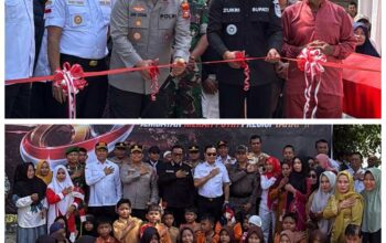 Sinergi Pemkab dan Polri, Jembatan Merah Putih Presisi Resmi Dibuka untuk Masyarakat Desa Rangsang